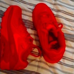 The red Air forces 1